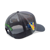 Neon Girl Trucker Hat | Grey