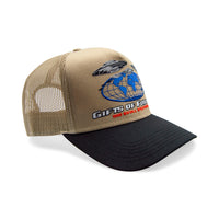 Out of This World Trucker Hat | Tan/Black