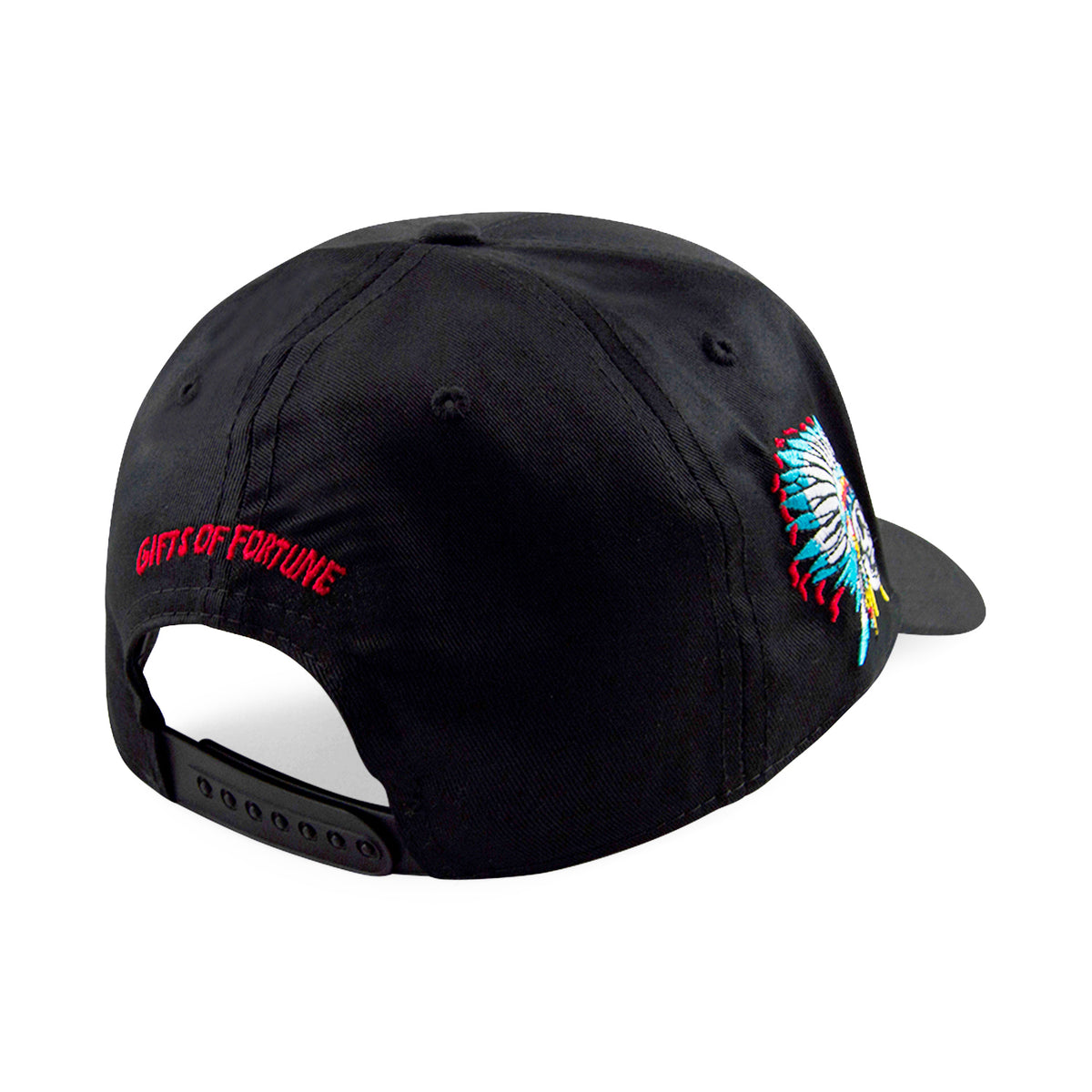 black snapback hat