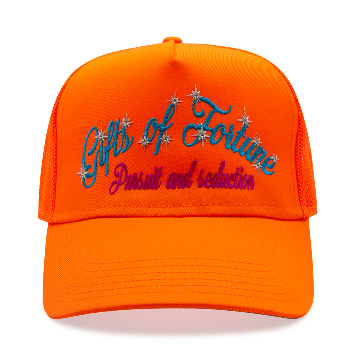 Seduction Trucker Hat | Neon Orange