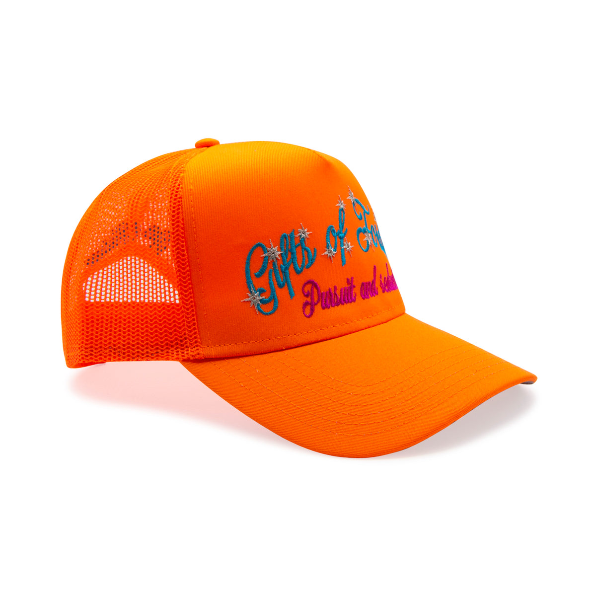 Seduction Trucker Hat | Neon Orange