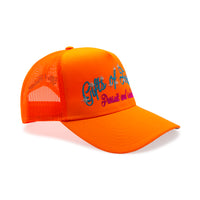 Seduction Trucker Hat | Neon Orange