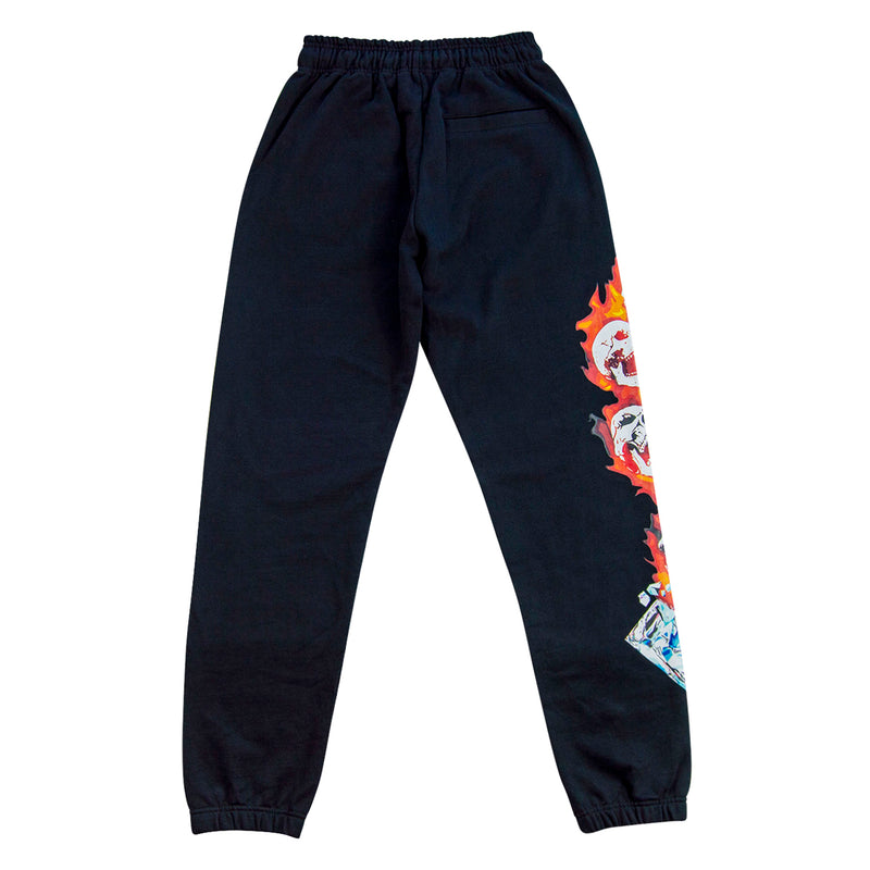 Twin Flame Sweatpants | Black