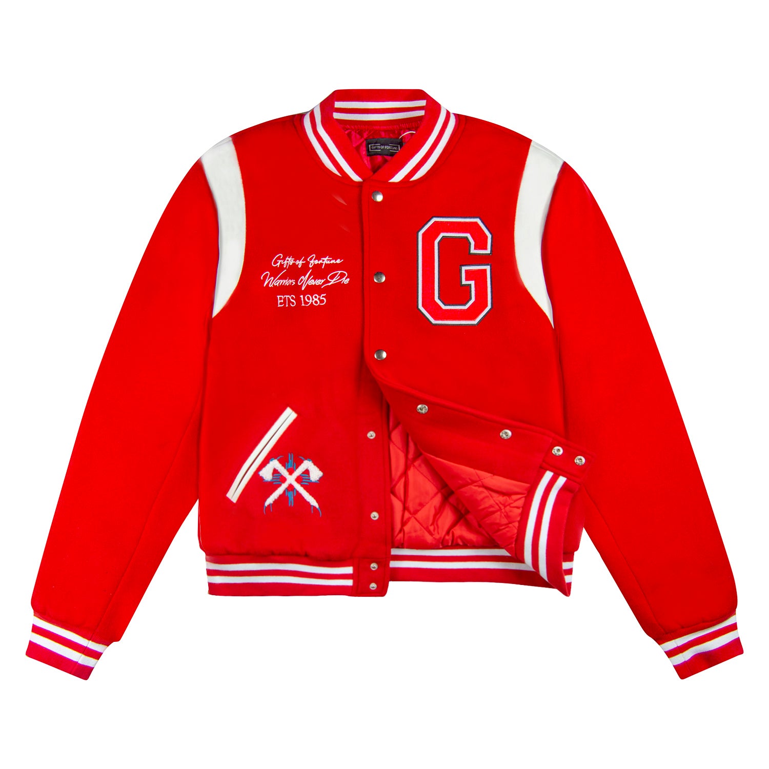 Varsity red outlet jacket